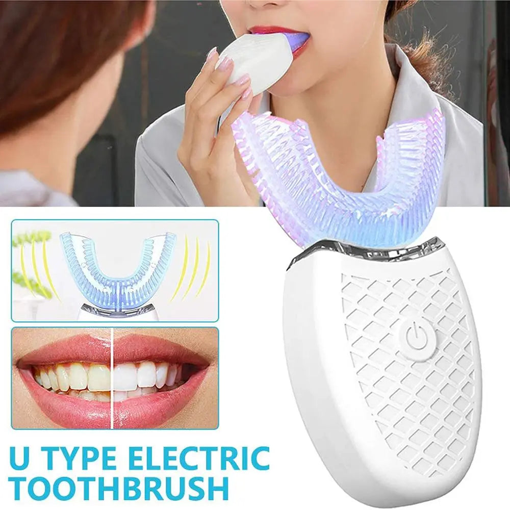 Silicone Electric Toothbrush 360° for Aldult Smart Automatic Whitening - Sacodise shop