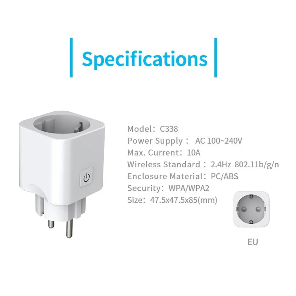 Smart Mini WiFi Plug Outlet Switch Work With - Sacodise shop