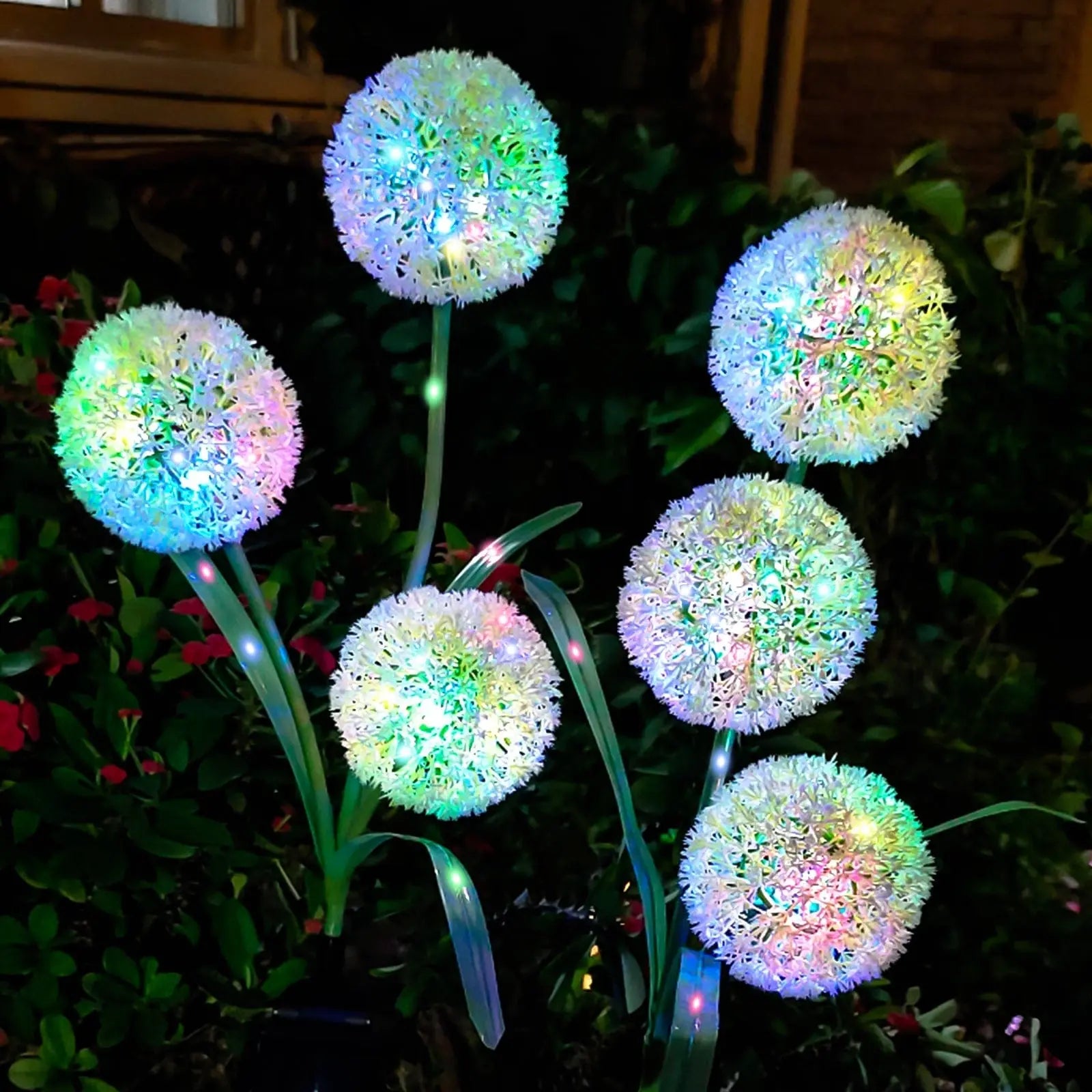 Solar Lights Outdoor Decorative 3 Heads Solar Dandelion Garden Lights - Sacodise shop