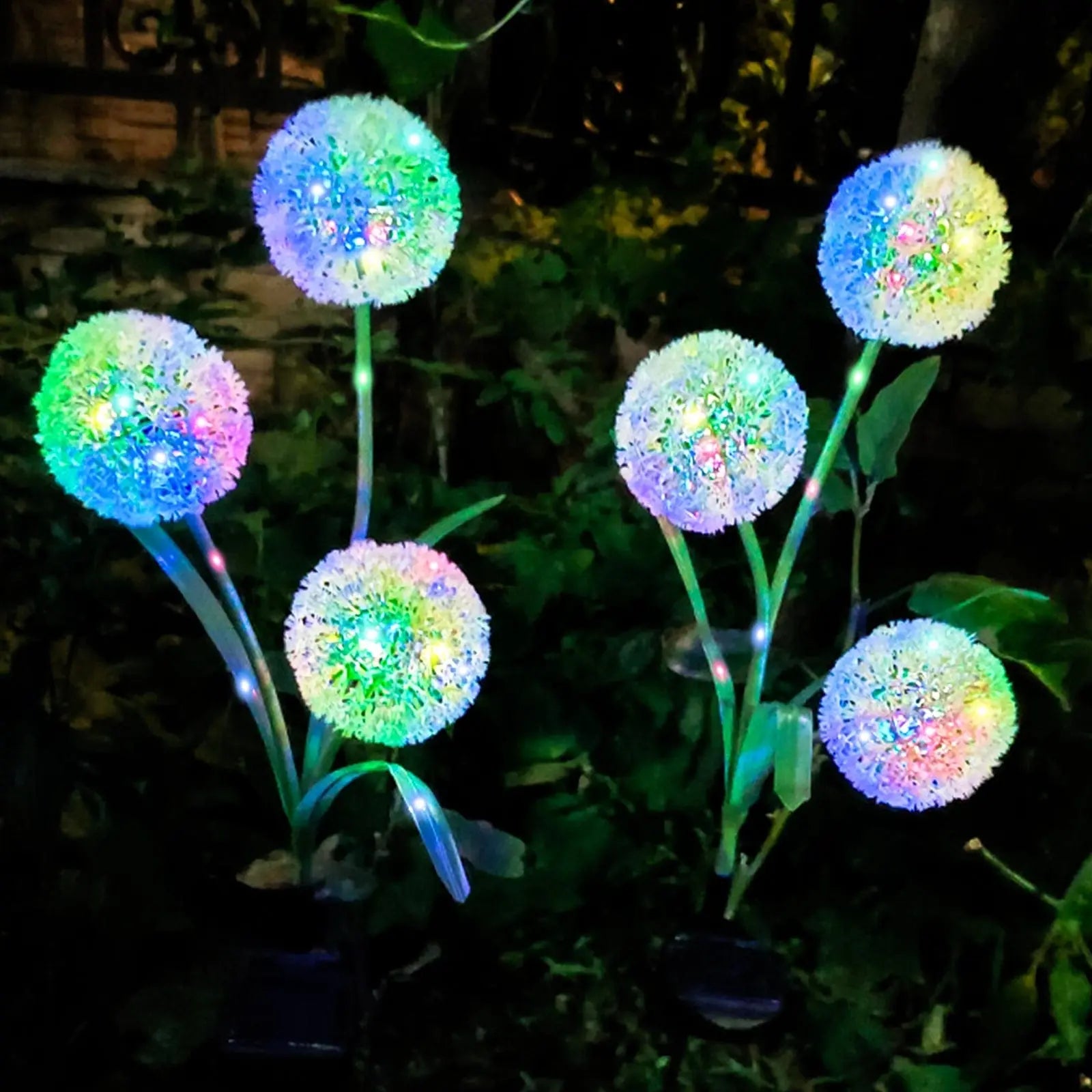 Solar Lights Outdoor Decorative 3 Heads Solar Dandelion Garden Lights - Sacodise shop