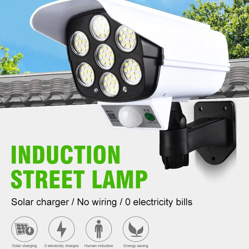 Solar Powered Light Security Simulation Fake Dummy Camera Solar Light - Sacodise shop