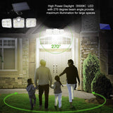Solar Sensor Light 122 LED 3Head Outdoor Spotlight with 3 Modes - Sacodise shop
