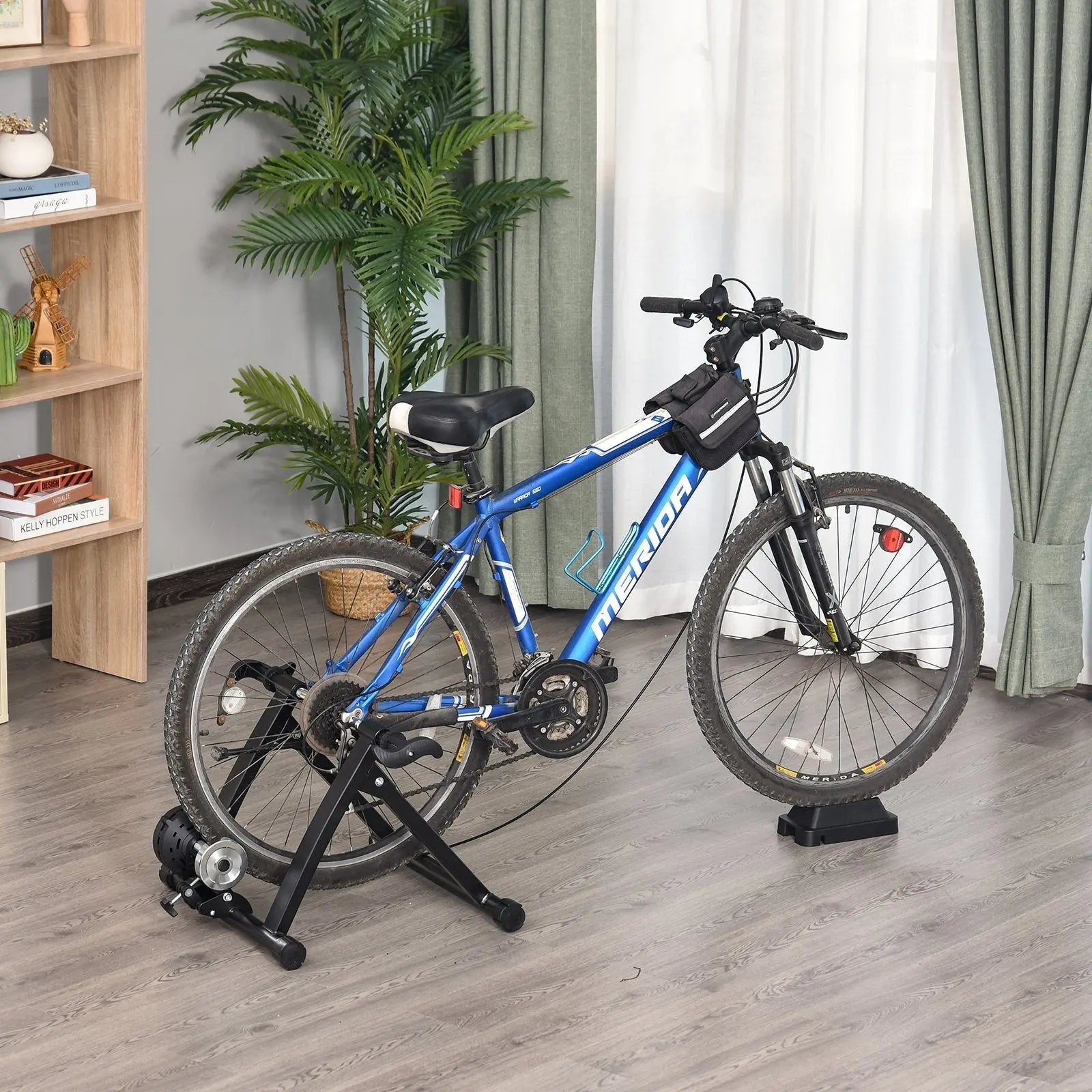 Soozier Indoor Magnetic Bike Bicycle Trainer Stand 5 Level Resistance - Sacodise shop