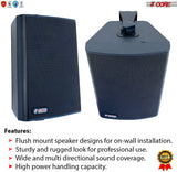 Speaker Commercial Paging PA On Wall Mount Indoor Outdoor Home 100 W - Sacodise shop