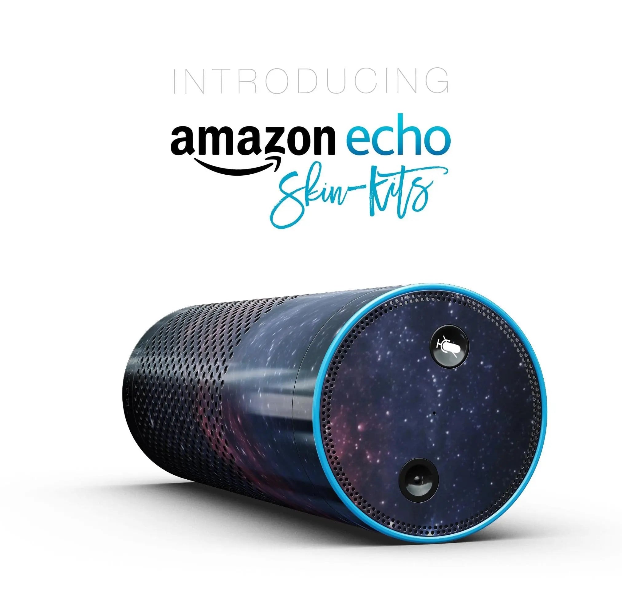 Subtle Pink Glowing Space - Full-Body Skin-Kit for the Amazon Echo - Sacodise shop