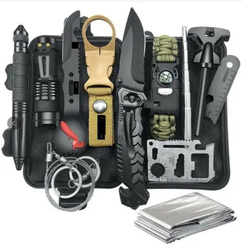 Tactical Outdoor Camping Survival Gear Kit Hunting Emergency SOS EDC - Sacodise shop