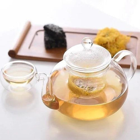 Thermo Glass Teapot 20 Fl Oz | High temperature and shock resistant - Sacodise shop