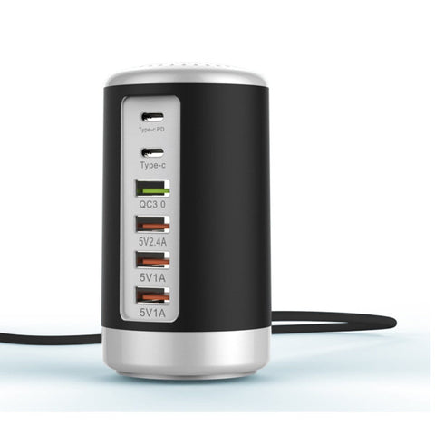 Tower USB With 6 High Speed Charging Ports - Sacodise shop