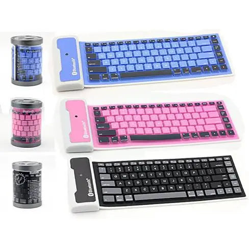 Type Out Of A Box With Flexible Silicone Bluetooth Keyboard Product vendor