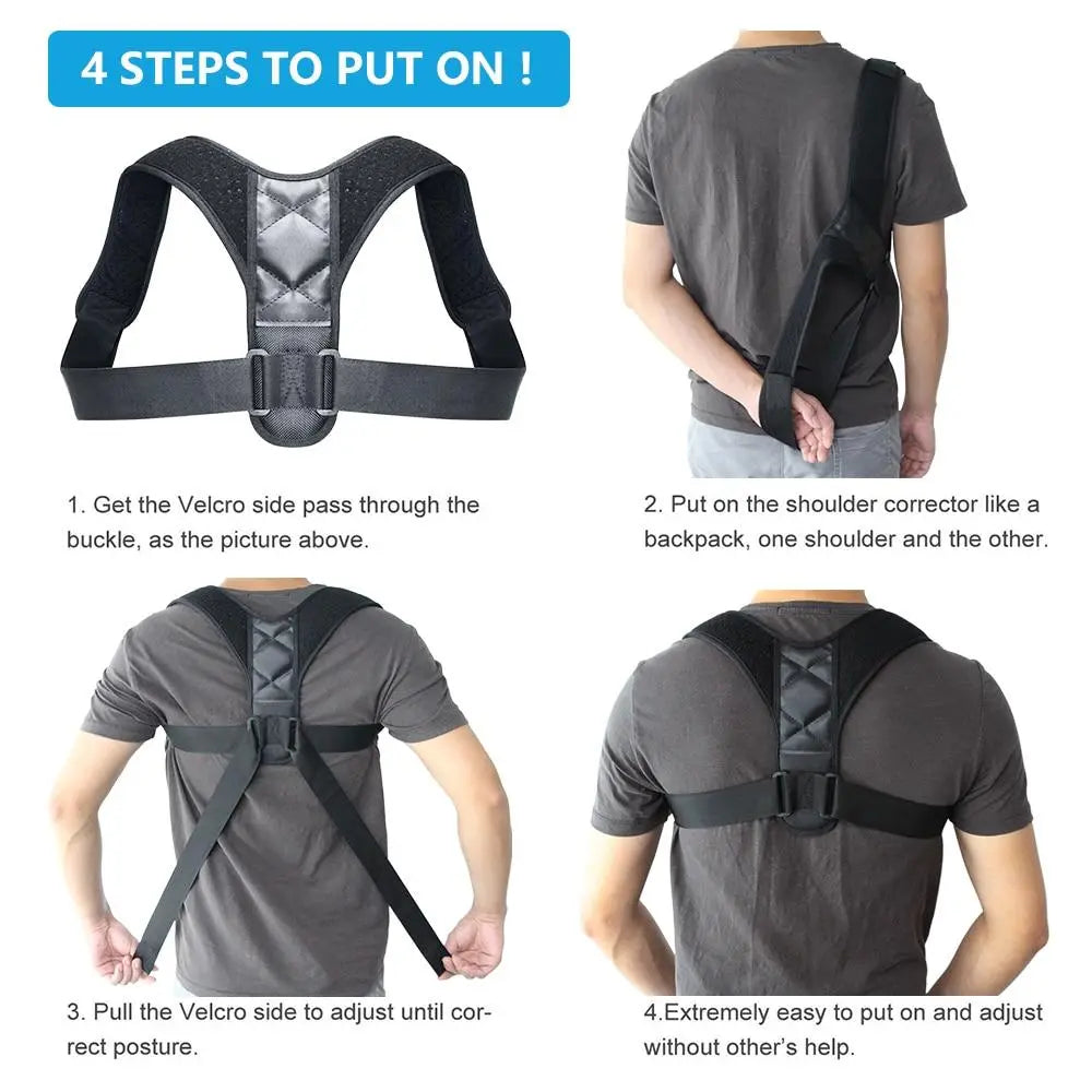 Unisex Adjustable Back Posture Corrector - Sacodise shop