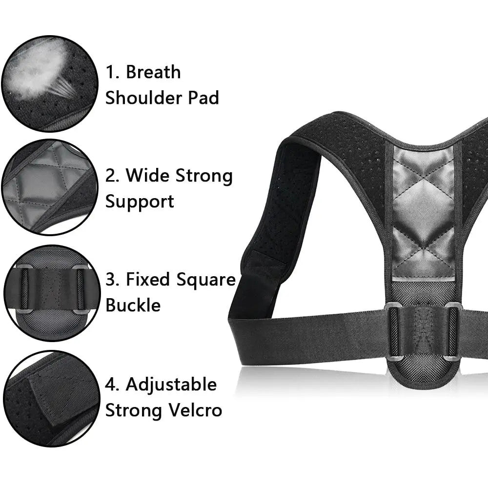 Unisex Adjustable Back Posture Corrector - Sacodise shop