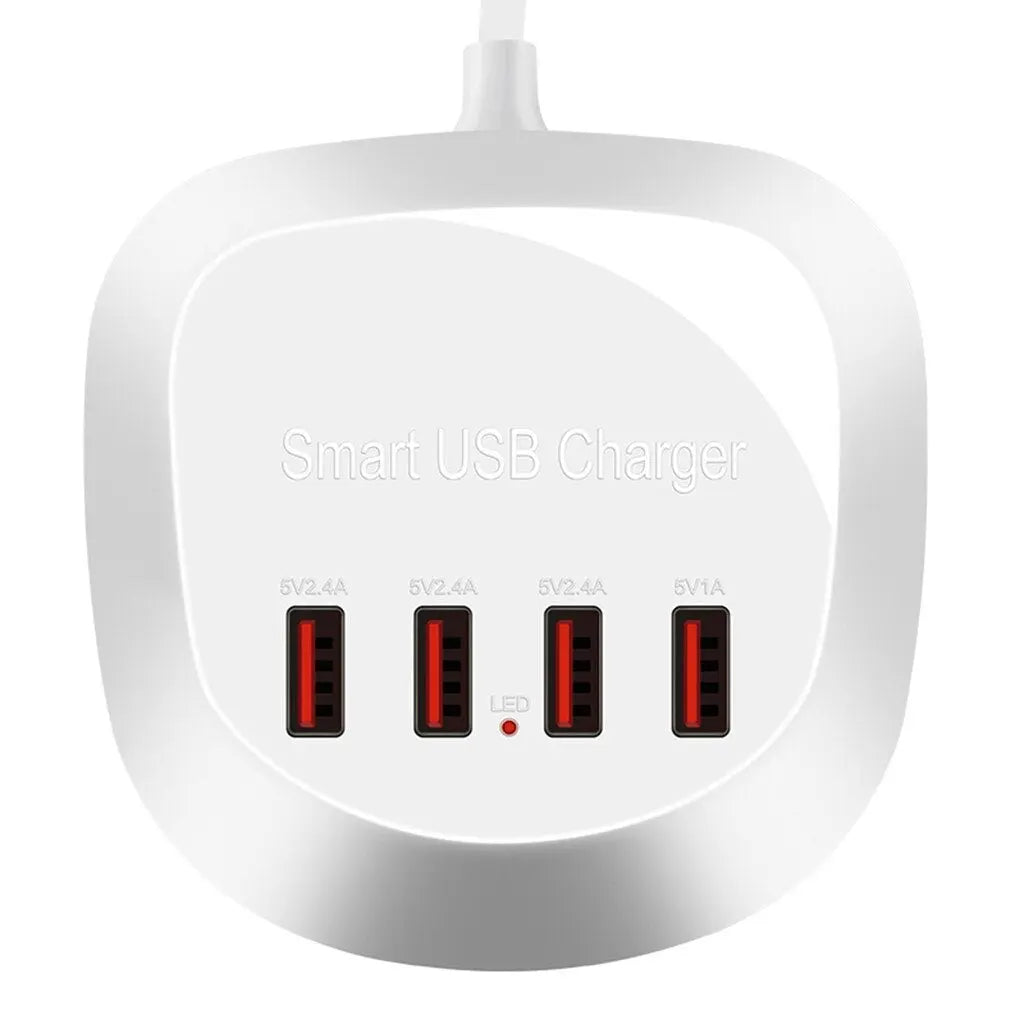 USB Phone Charger Pad 4 Port 2.5A USB Fast Charger - Sacodise shop