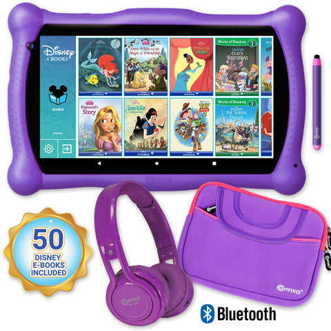 V10 7" Kids Tablet Purple Bundle - Sacodise shop