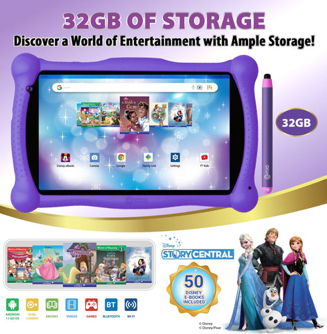 V10 7" Kids Tablet Purple Bundle - Sacodise shop