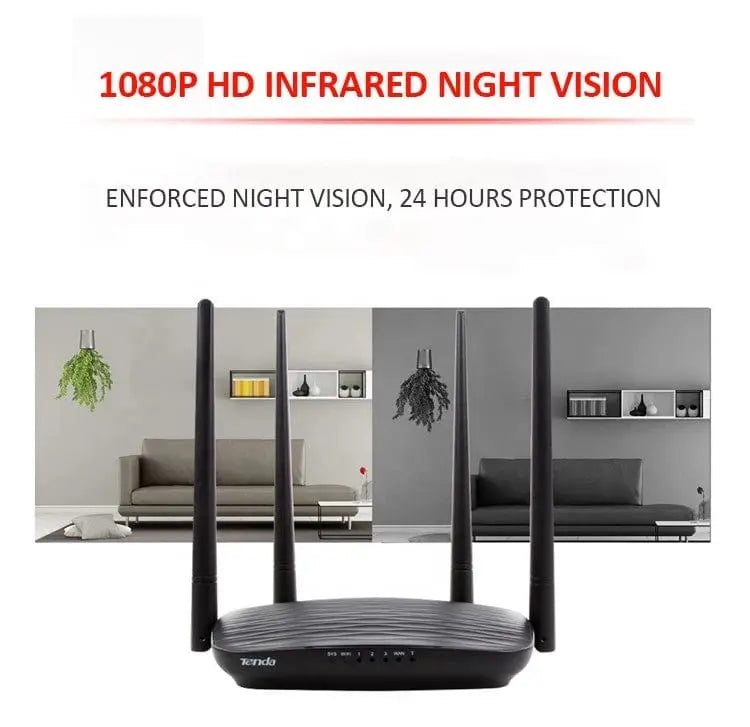 Wifi Router Camera Full HD 1080P Resolution Home Security Nanny Camera - Sacodise shop