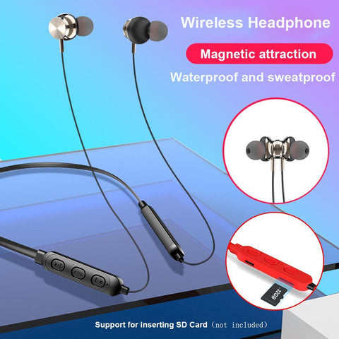 Wireless Blueteeth 5.0 Headset Earbuds Magnetic - Sacodise shop