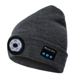 Wireless Bluetooth LED Hat with Music Speakers Light Winter Gift - Sacodise shop