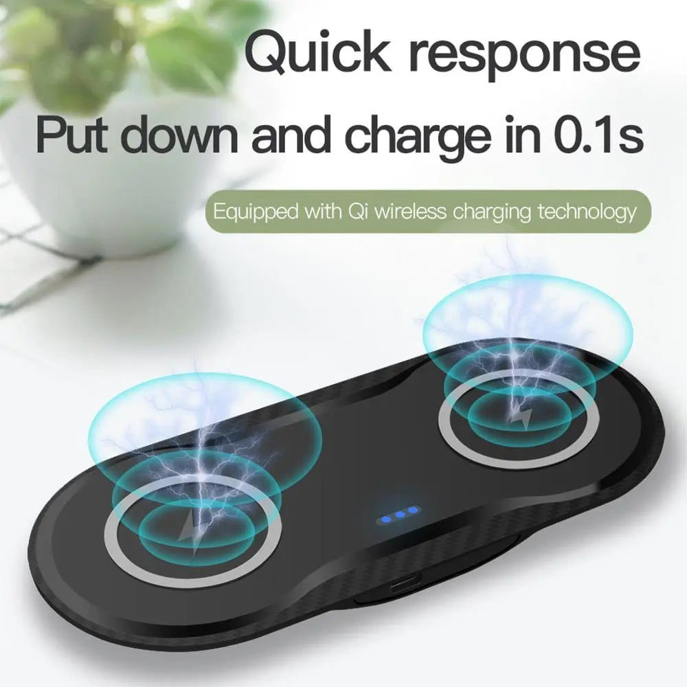 Wireless Charger Dual Mobile Phone Charger - Sacodise shop