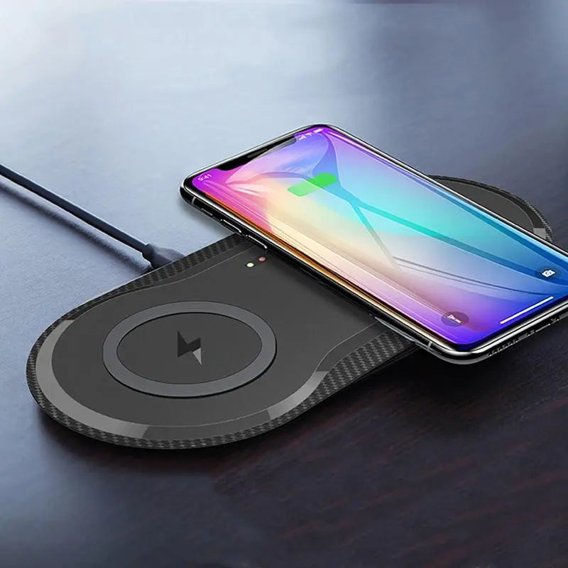 Wireless Charger Dual Mobile Phone Charger - Sacodise shop