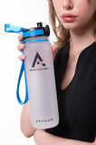 Azure Mnemosyne Equipment & Accessories 1L Sports Water Bottle with time marker and motivation