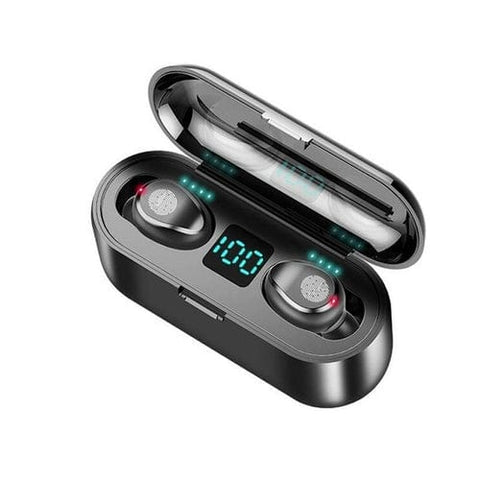 Cjdropshipping Tech Accessories Black Headphones Waterproof Sports Bluetooth Wireless Headphones