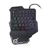 Cjdropshipping Tech Accessories G30 One-Handed Mechanical Gaming Keyboard RGB Backlit Portable Mini Gaming