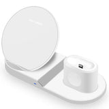 Copper Hecuba Mobile & Laptop Accessories White Apple's 3 in 1 Wireless Charging Station for iPhone, IWatch