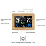 Grey Ismene Audio & Video Wireless Color LCD Display Weather Station Alarm