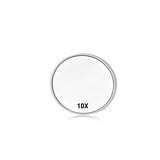 Ivory Ares Novelty 10X White Part 22 LED Lights Touch Screen Makeup Mirror 1X 10X