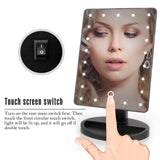 Ivory Ares Novelty 22 LED Lights Touch Screen Makeup Mirror 1X 10X