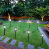 Lilac Milo Lighting 6pcs White LED Solar Lantern Light Garden Landscape Lighting