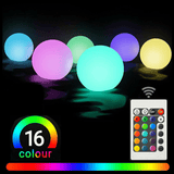 Lilac Milo Lighting Floating Pool Lights RGB Color Changing LED Ball Lights