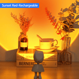 Lilac Milo Lighting LED Robot Atmosphere Sunset Lamp Projector Light