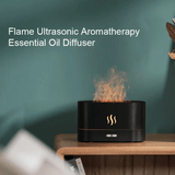 Lilac Milo Tech Accessories Aroma Diffuser Air Humidifier Flame Lamp Difusor