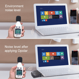 Lilac Milo Tech Accessories Auto-Temp Detection Laptop Fan Cooler with Temperature Display
