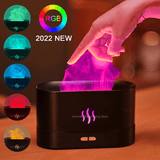 Lilac Milo Tech Accessories Colorful Flame Air Humidifier USB Aroma Diffuser