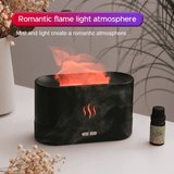 Lilac Milo Tech Accessories Colorful Flame Air Humidifier USB Aroma Diffuser