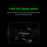 Lilac Milo Tech Accessories Ergonomic Design 6400DPI Wired Gaming Mouse