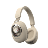 Lilac Milo Tech Accessories Flash Light Cute Cat Wireless Bluetooth Headphones with Mic