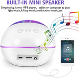 Lilac Milo Tech Accessories Portable Ocean Wave Projector Night Light Bluetooth Music Player