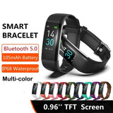 Lilac Milo Tech Accessories Waterproof Sport Smart Bracelet Health Monitor Smartwatch