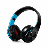 Maroon Asteria Audio & Video Black and blue High Quality Wireless Bluetooth Folding Headset