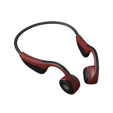 Maroon Asteria Audio & Video Black and red High Quality V9 Bone Conduction Sports Bluetooth Headset