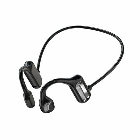 Maroon Asteria Audio & Video Black Over-ear Sports Wireless Bone Conduction Bluetooth Headset