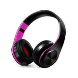 Maroon Asteria Audio & Video Black pink High Quality Wireless Bluetooth Folding Headset