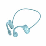 Maroon Asteria Audio & Video Blue Over-ear Sports Wireless Bone Conduction Bluetooth Headset