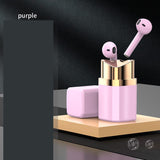 Maroon Asteria Audio & Video Fashion Individual Earphone Lipstick In-ear Noise Reduction