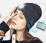 Maroon Asteria Audio & Video Glow Wireless Music Call Warm Earphone Hat