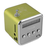 Maroon Asteria Audio & Video Green High Quality Mini FM Radio Receiver MP3 Music Player
