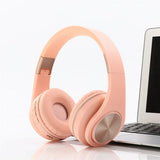 Maroon Asteria Audio & Video Pink Head-mounted Sports Mobile Headphone Wireless Bluetooth
